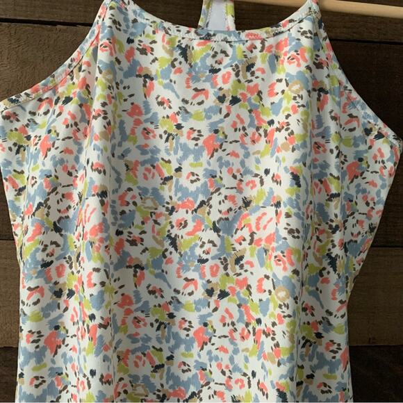 Prana Women's Small Miracle Cami Tank Top in Multi Petal - Picture 4 of 8